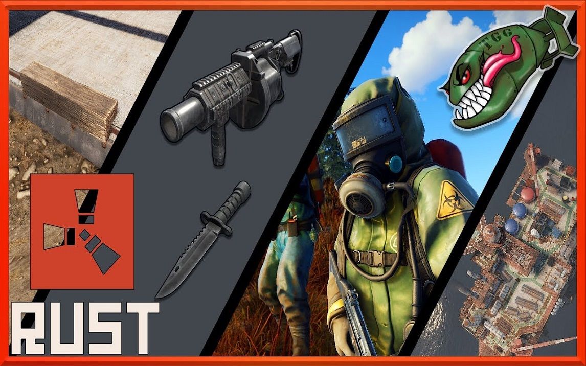 Rust视频413-04.04更新讲解.建筑碎片.榴弹发射器.匕首.大型石油钻井2019_哔哩哔哩_bilibili