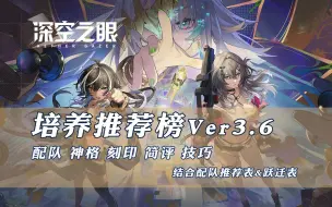 Download Video: 【深空之眼】培养推荐榜V3.6 更新三相·梵天+伐灭·伽梨攻略