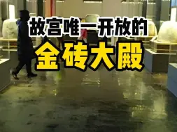 Télécharger la video: 这是故宫唯一开放的金砖大殿，一块砖钱相当于三个县令一个月的工资