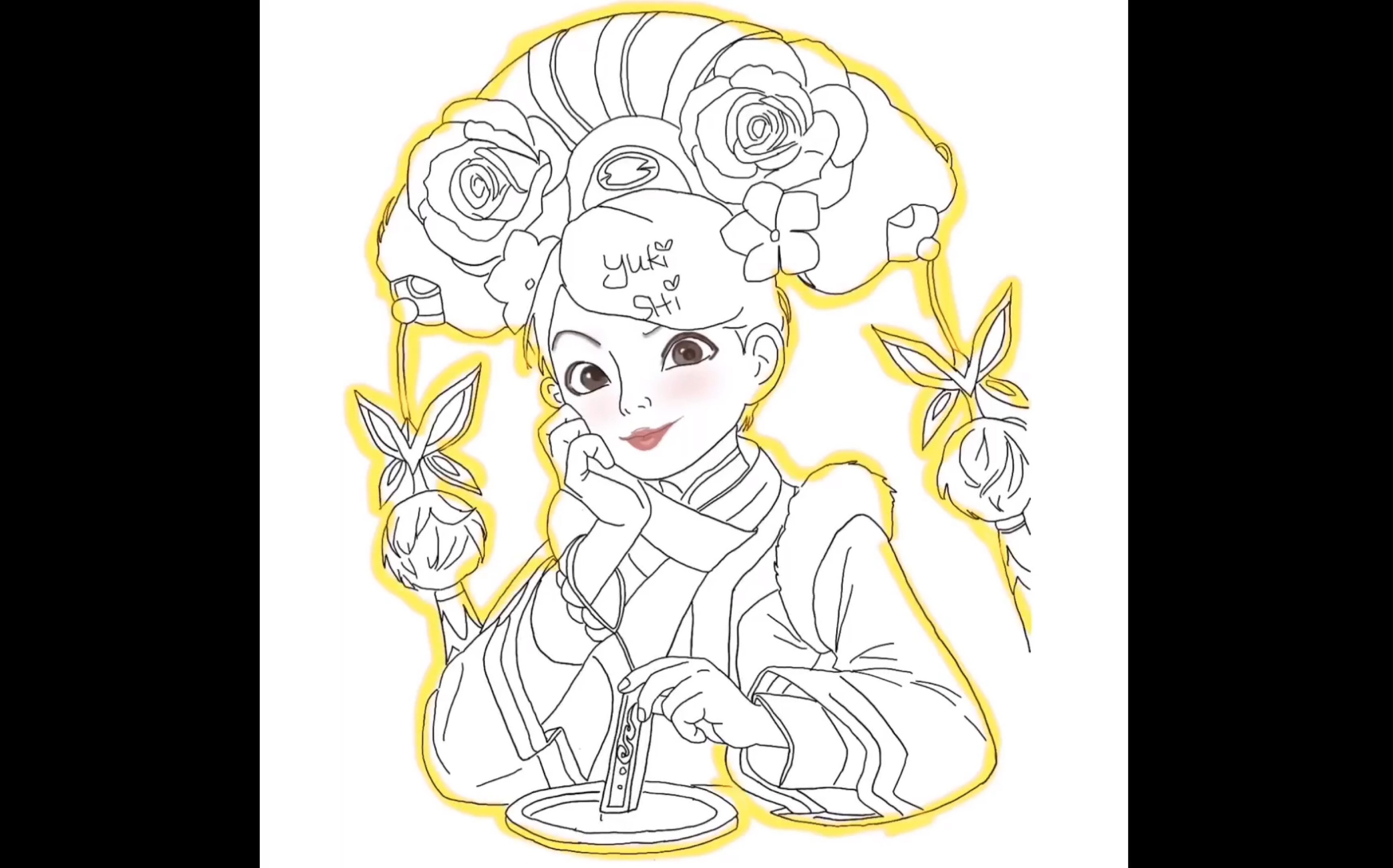 指绘临摹安琪拉如懿athousandyears