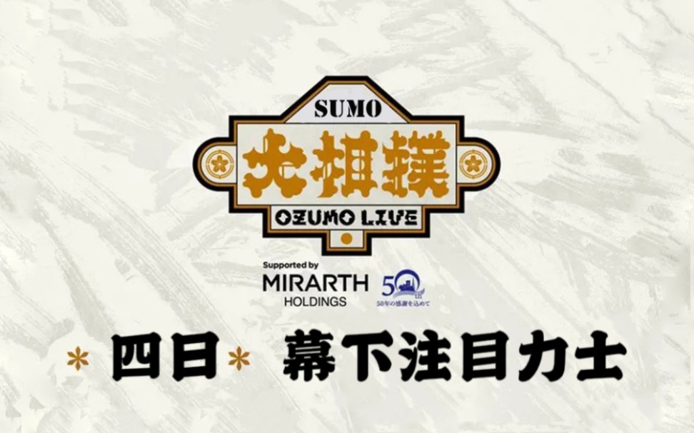 【大相扑】2023初场所 ⷠ四日目 幕下注目 落合、川副等哔哩哔哩bilibili