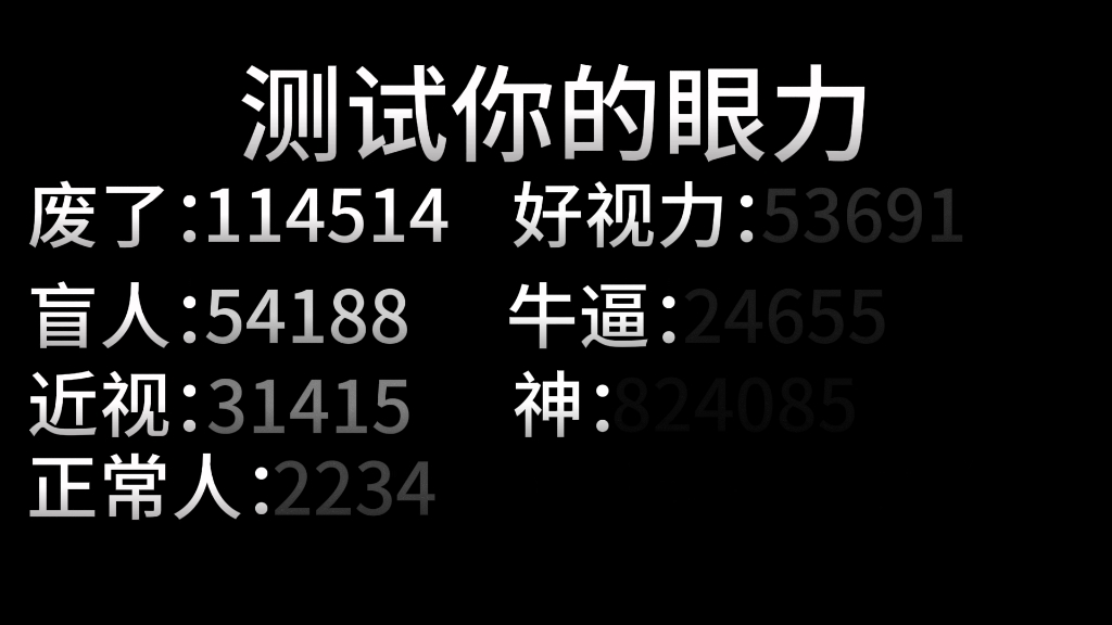 测试你的眼力(提示:一共有8个阶段)