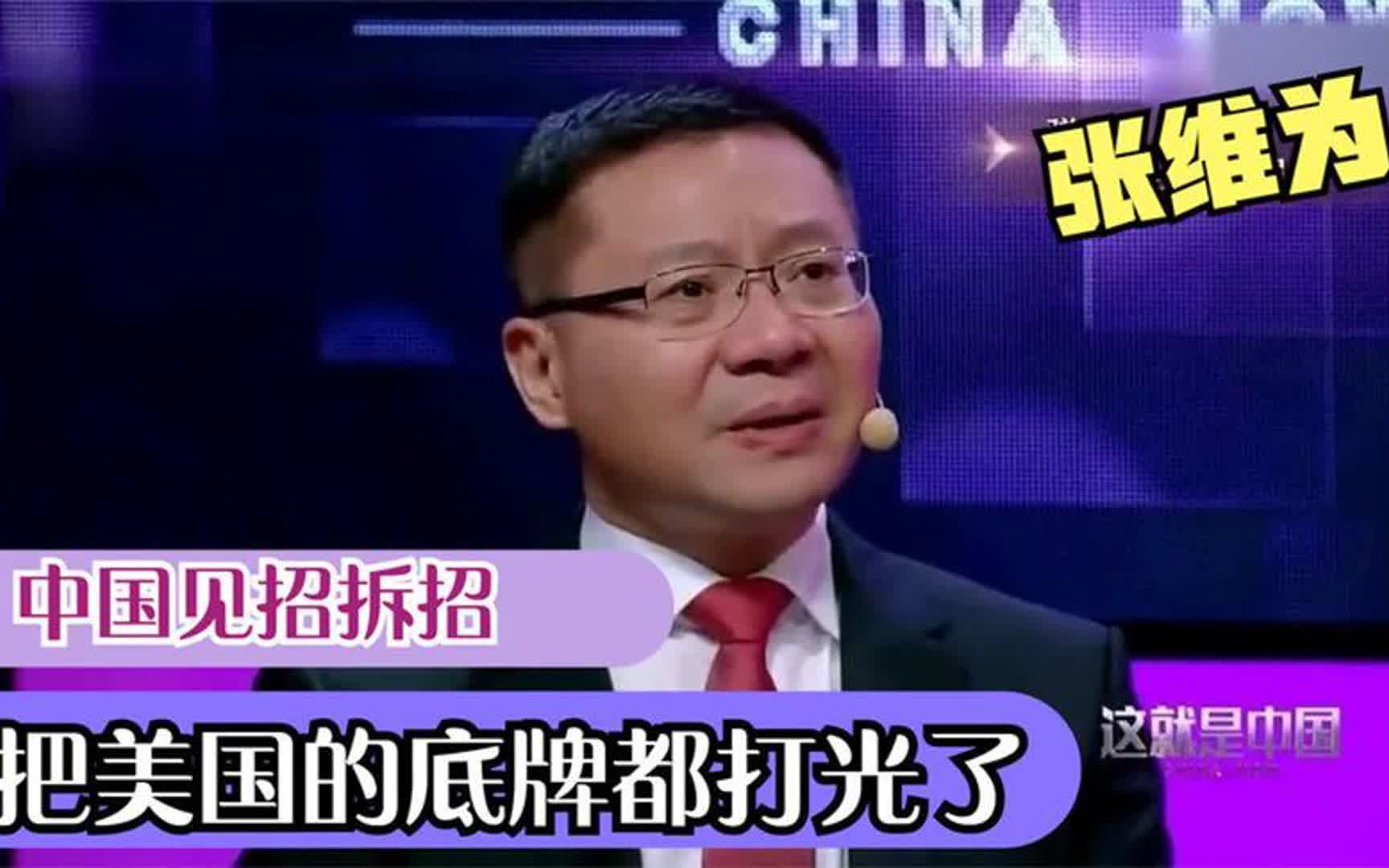 中国正在说张维为图片