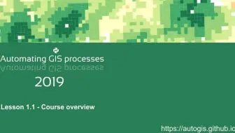 AutoGIS 2019 Lesson 1.1 Course overview