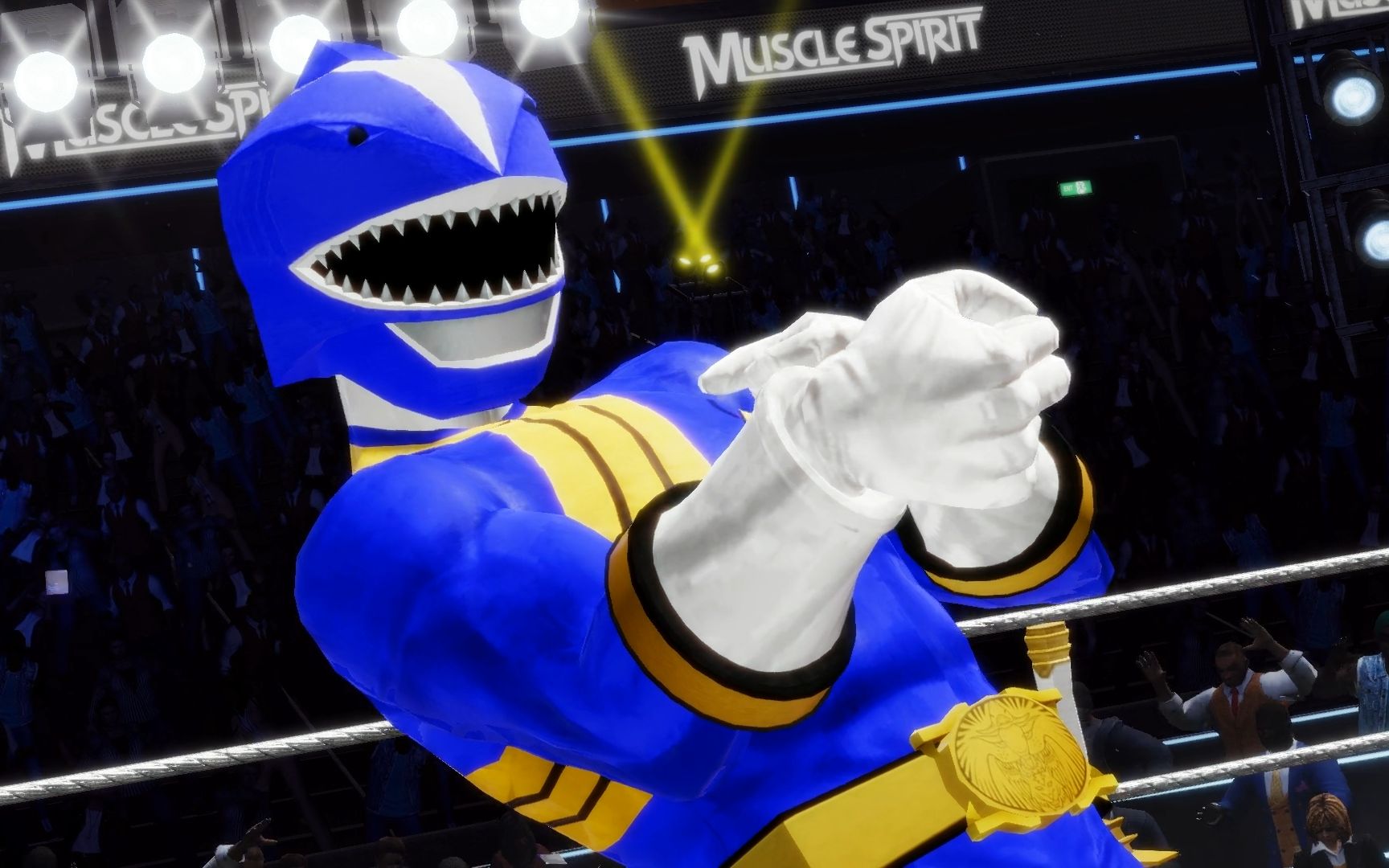 doa6mod 百兽战队蓝鲨战士vs百兽战队金鹰战士