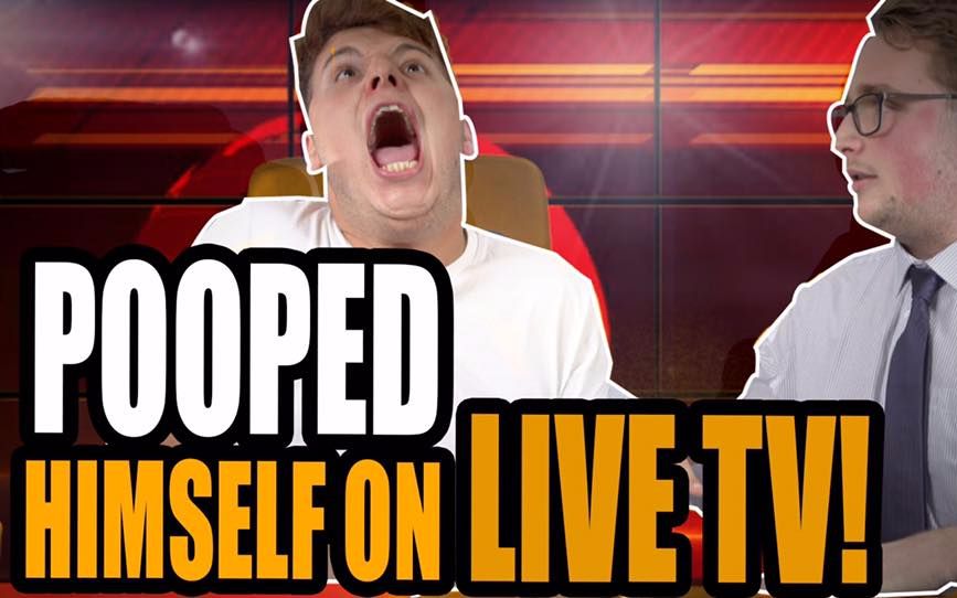 ben的整蛊恶搞elliot在直播上被电到拉裤子