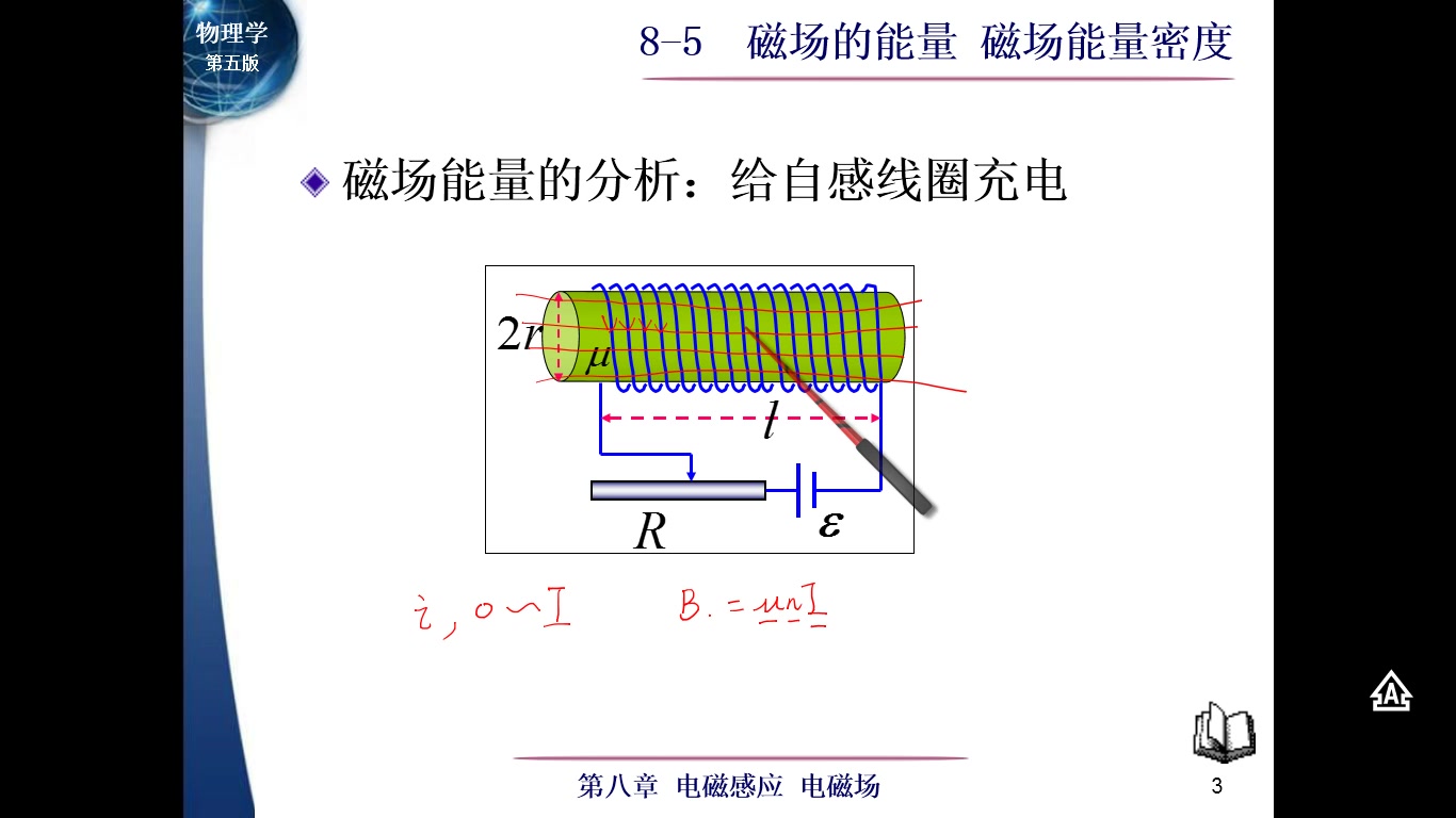 第九章电磁场:92.磁场能量哔哩哔哩bilibili