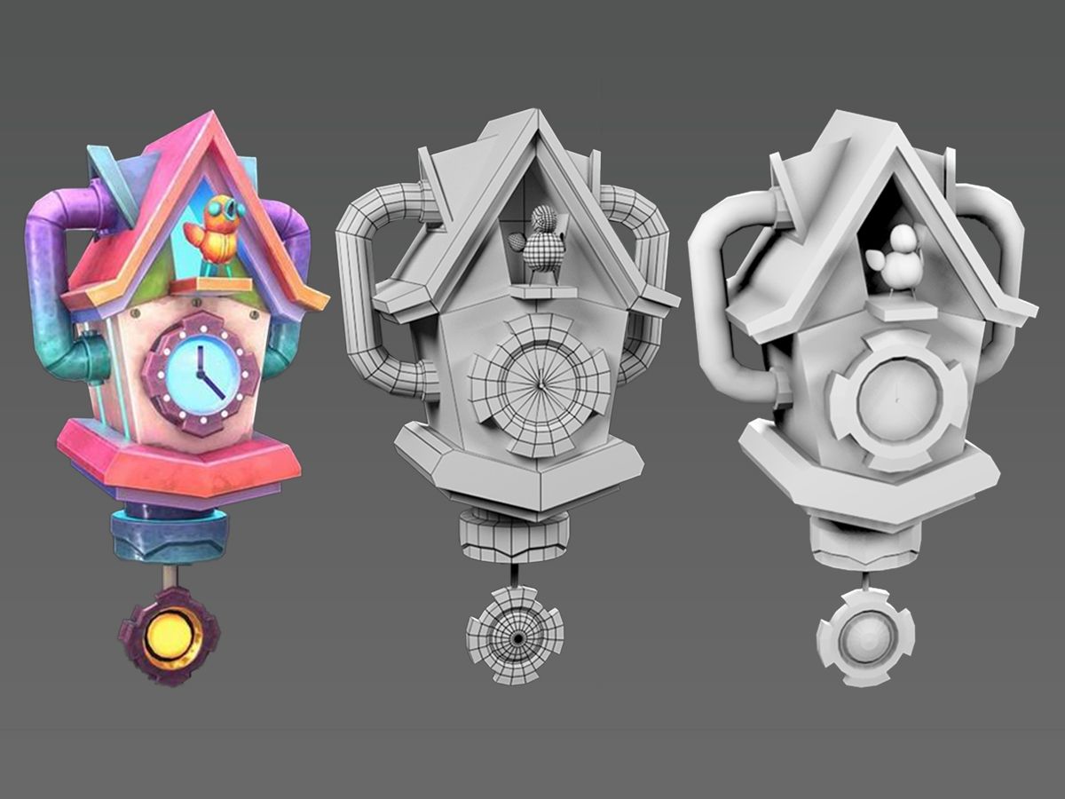 简单的3d建模作品