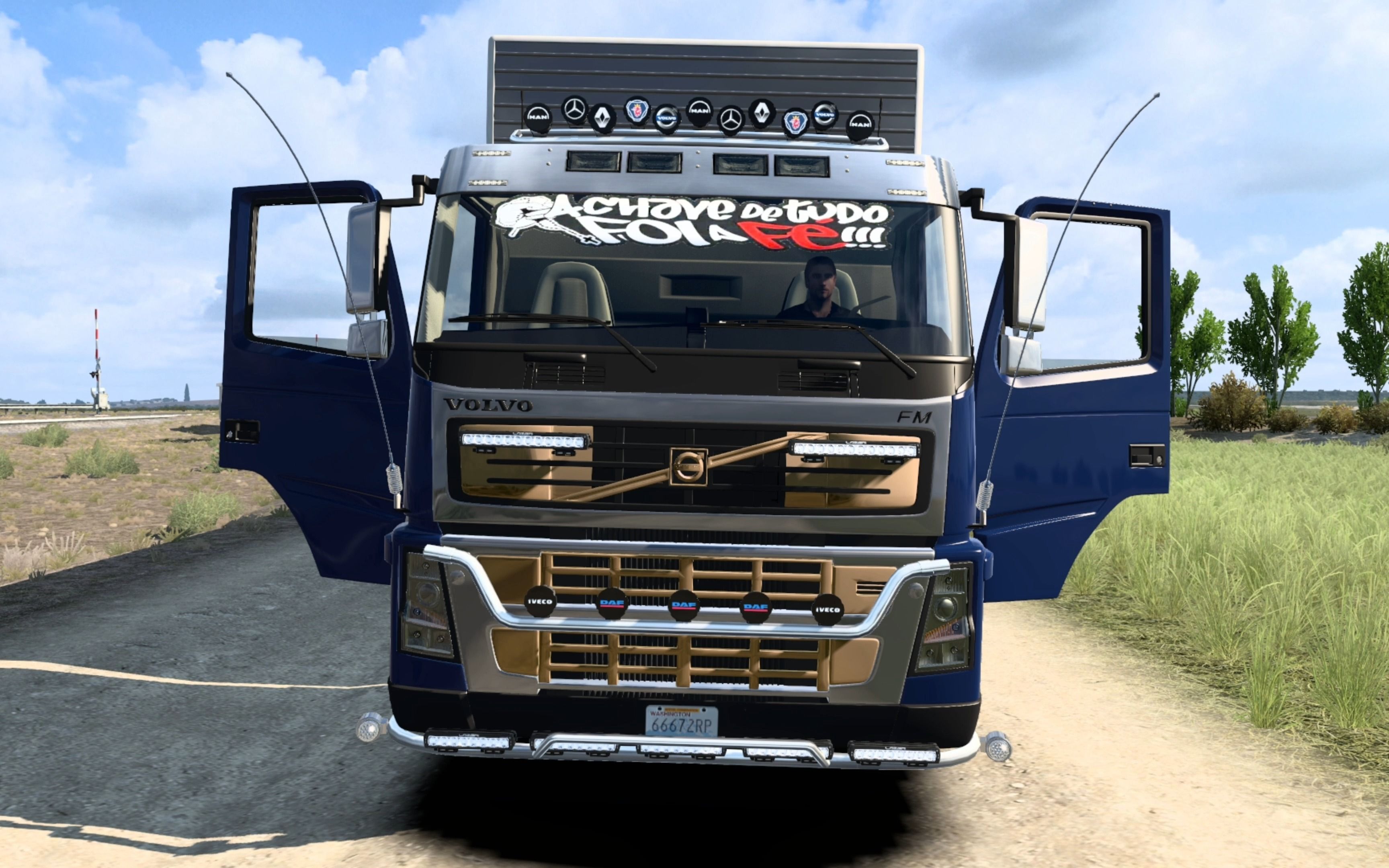 沃尔沃fm _9米6送货卡车