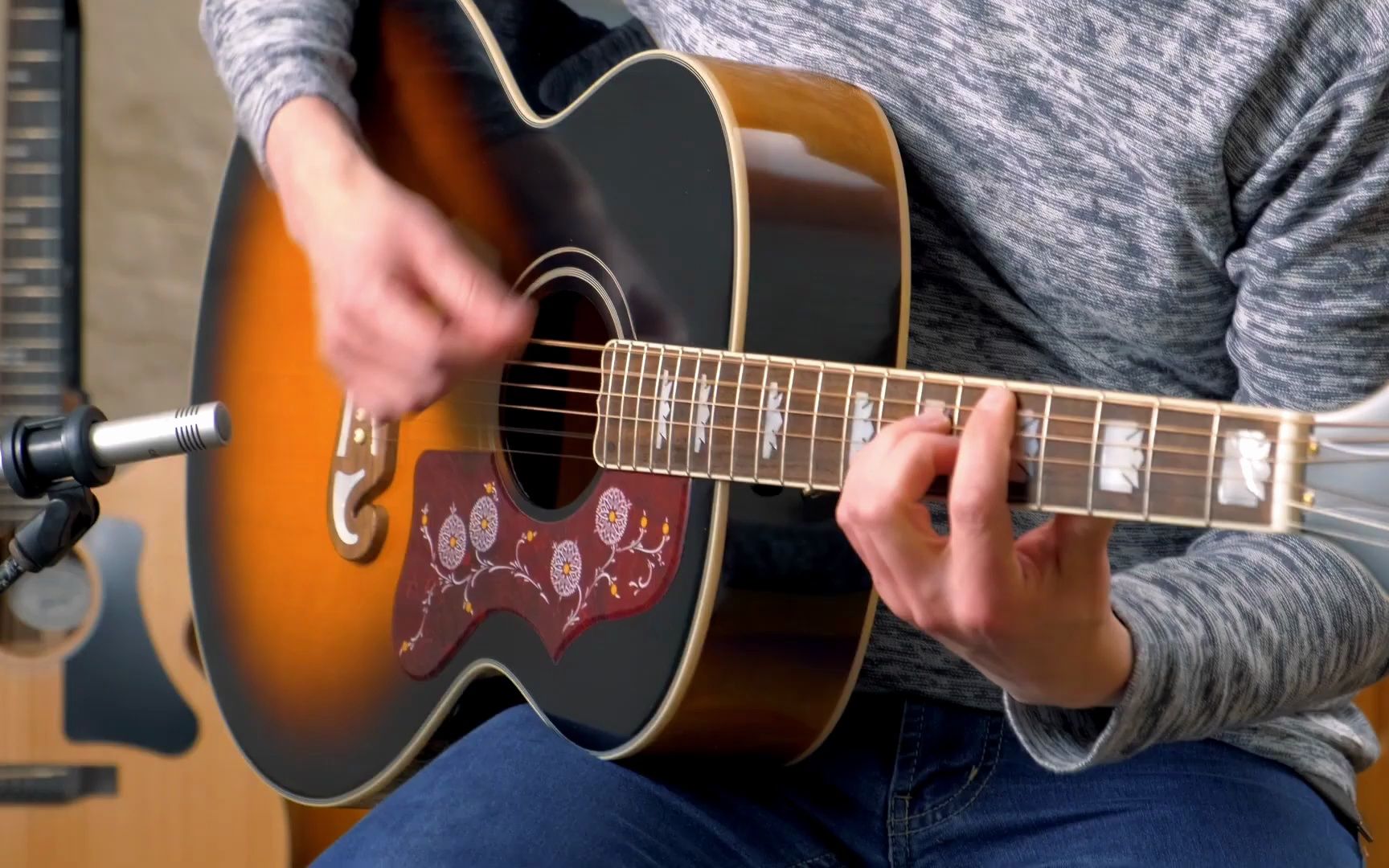 epiphone j200全单 单板 民谣吉他