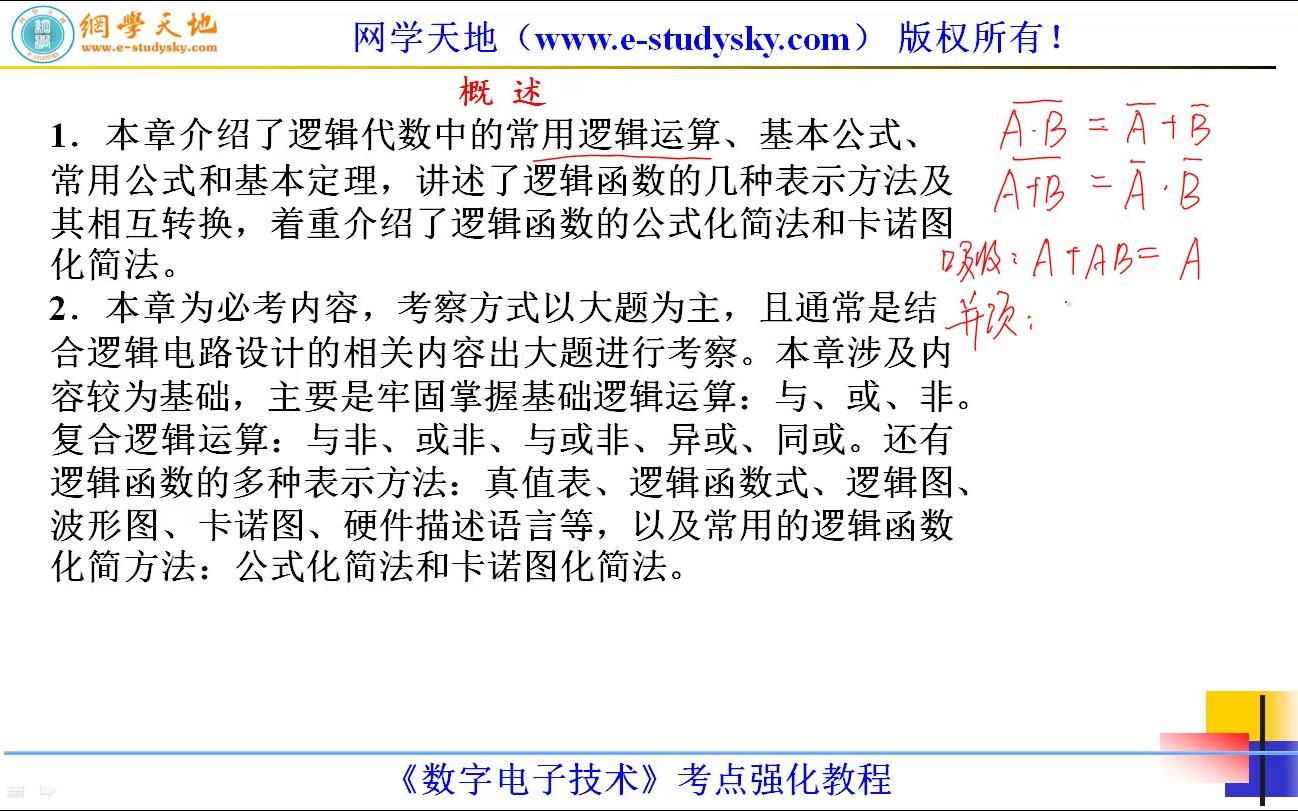 数字电子技术考研数字电路考研数字逻辑电路考研阎石康华光龚之春王毓银王淑娟杨春玲蔡惟铮点强化教程哔哩哔哩bilibili