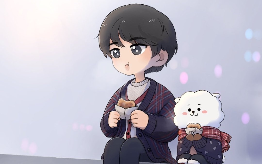 【金硕珍】这么可爱,他就是那种出门要饭也能要到6菜1汤的孩子吗