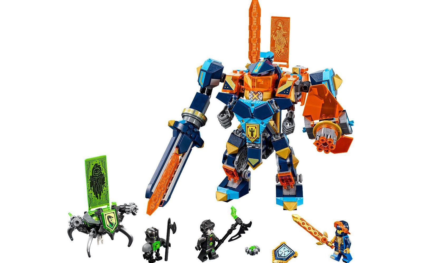 乐高 lego 72004 未来骑士团 高科技魔法机甲战神 速拼评测