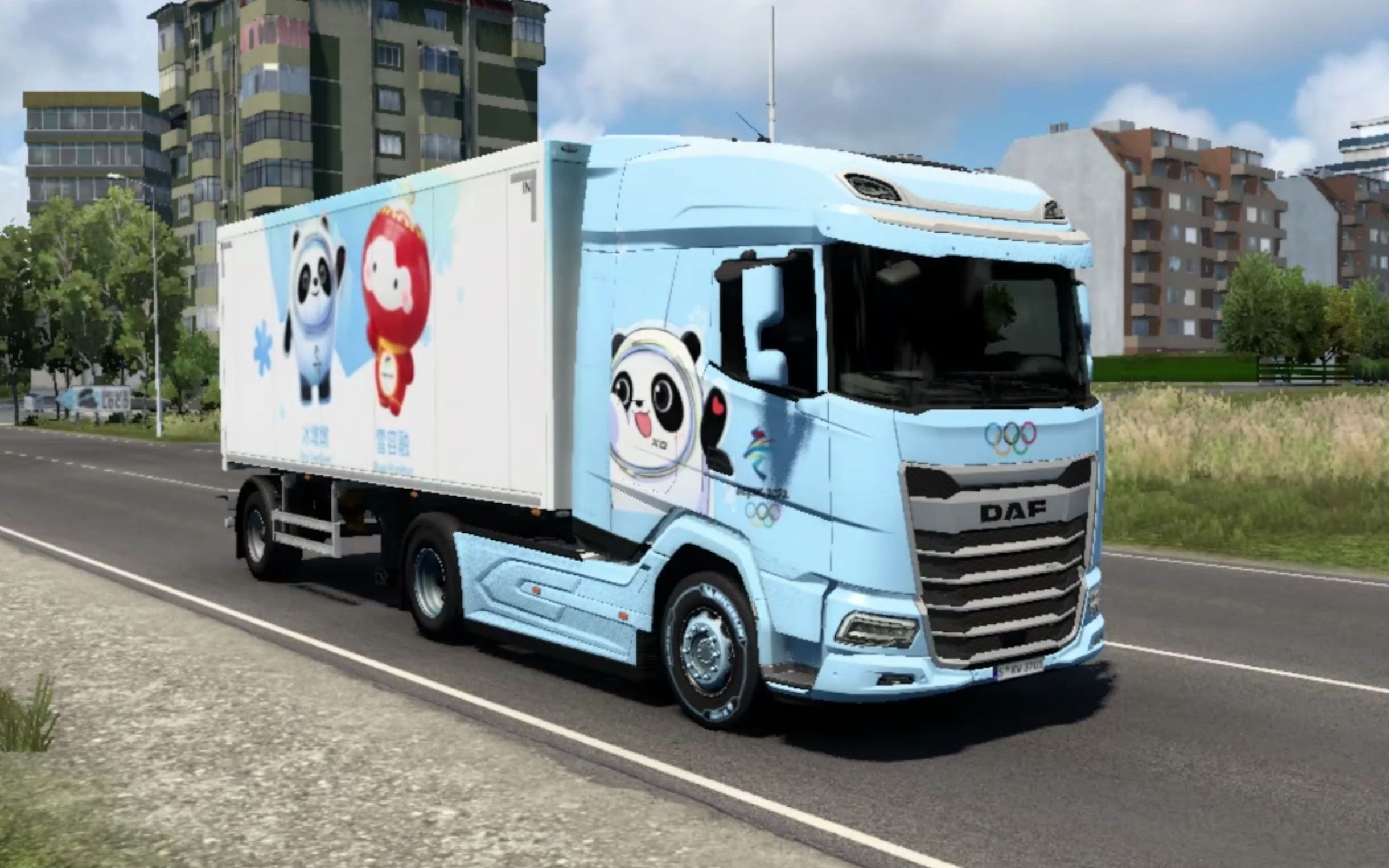 欧卡mod:超可爱的冰墩墩冬奥会主题皮肤