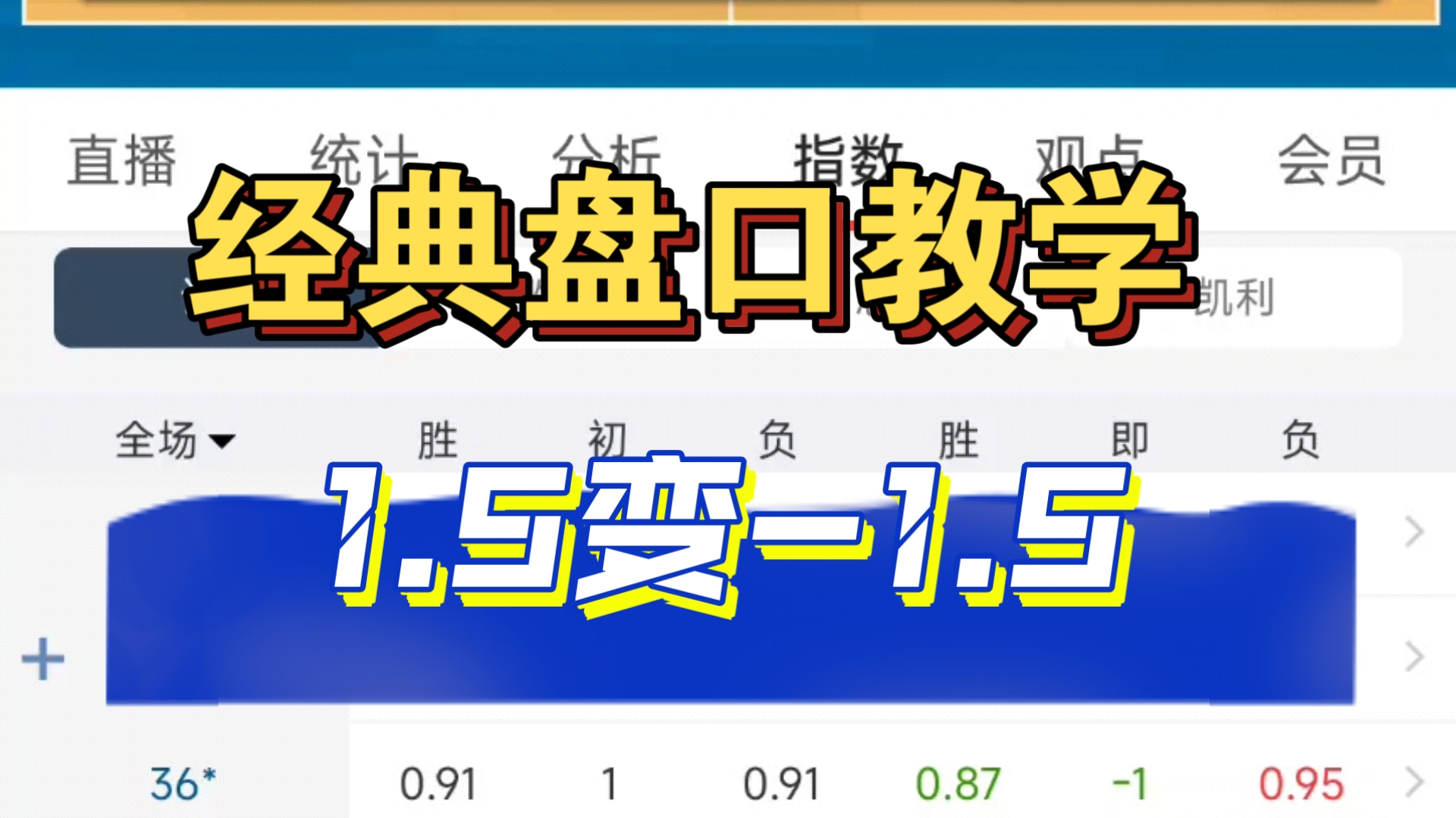 NBA解析,典型盘口教学哔哩哔哩bilibili