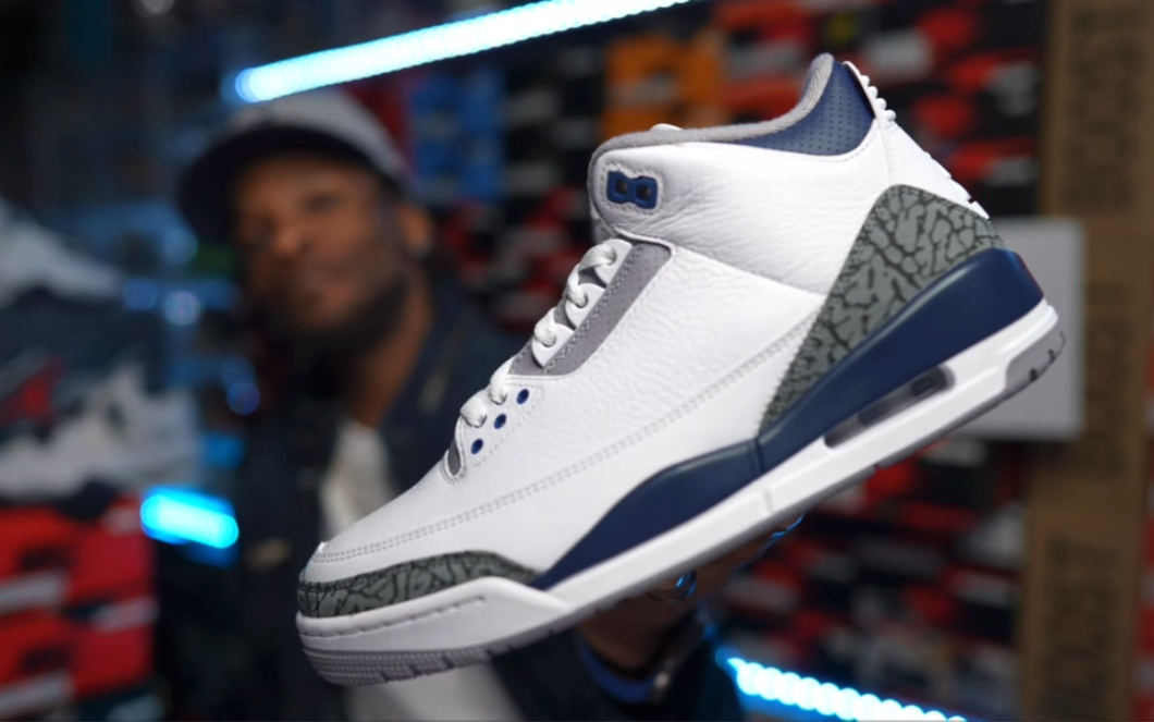 air jordan 3代 "midnight navy" 海军蓝 蓝水泥 aj3 不是乔治城|jtsg