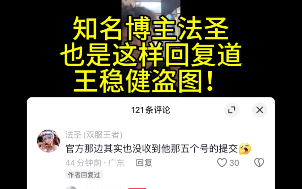 法圣琪亚娜小付吸血鬼开团评价王稳健:纯蹭子盗图狗网络游戏热门视频