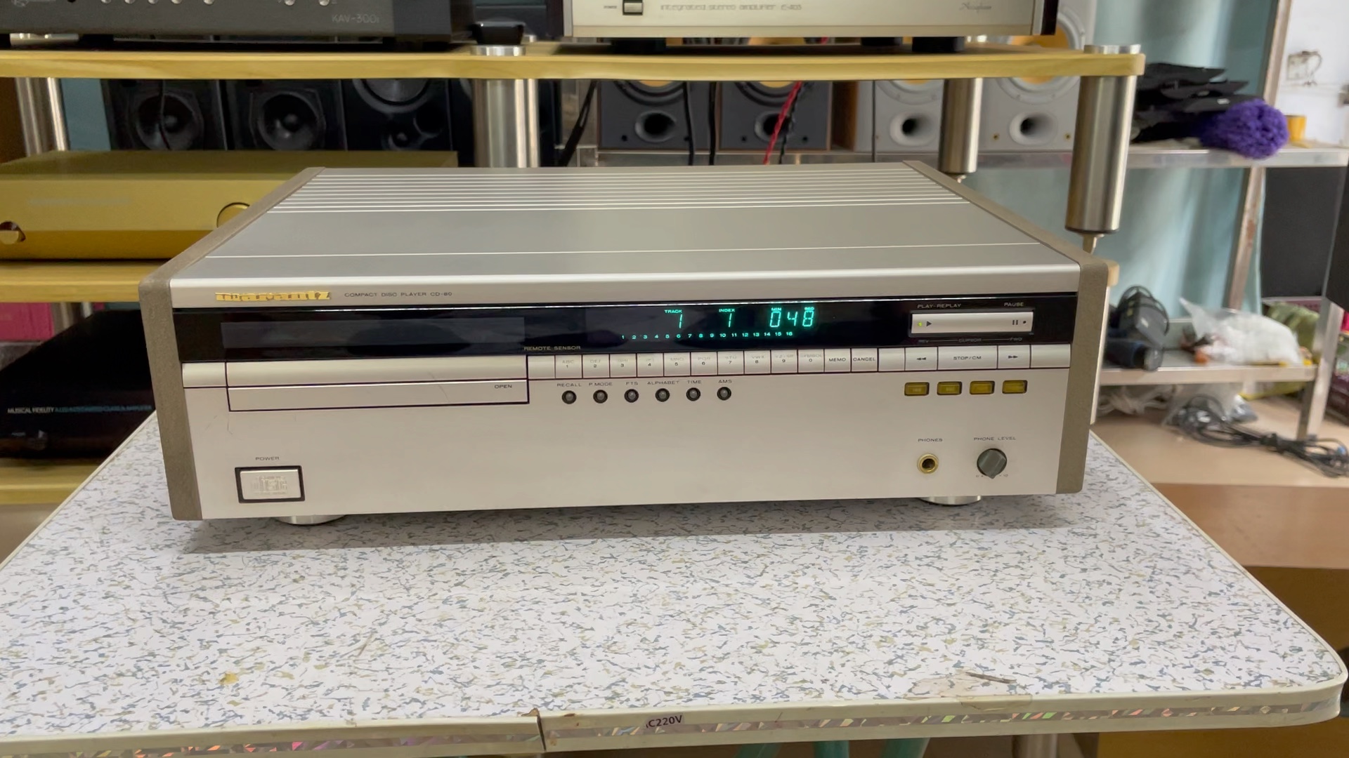 原装马兰士cd80高保真cd机转盘