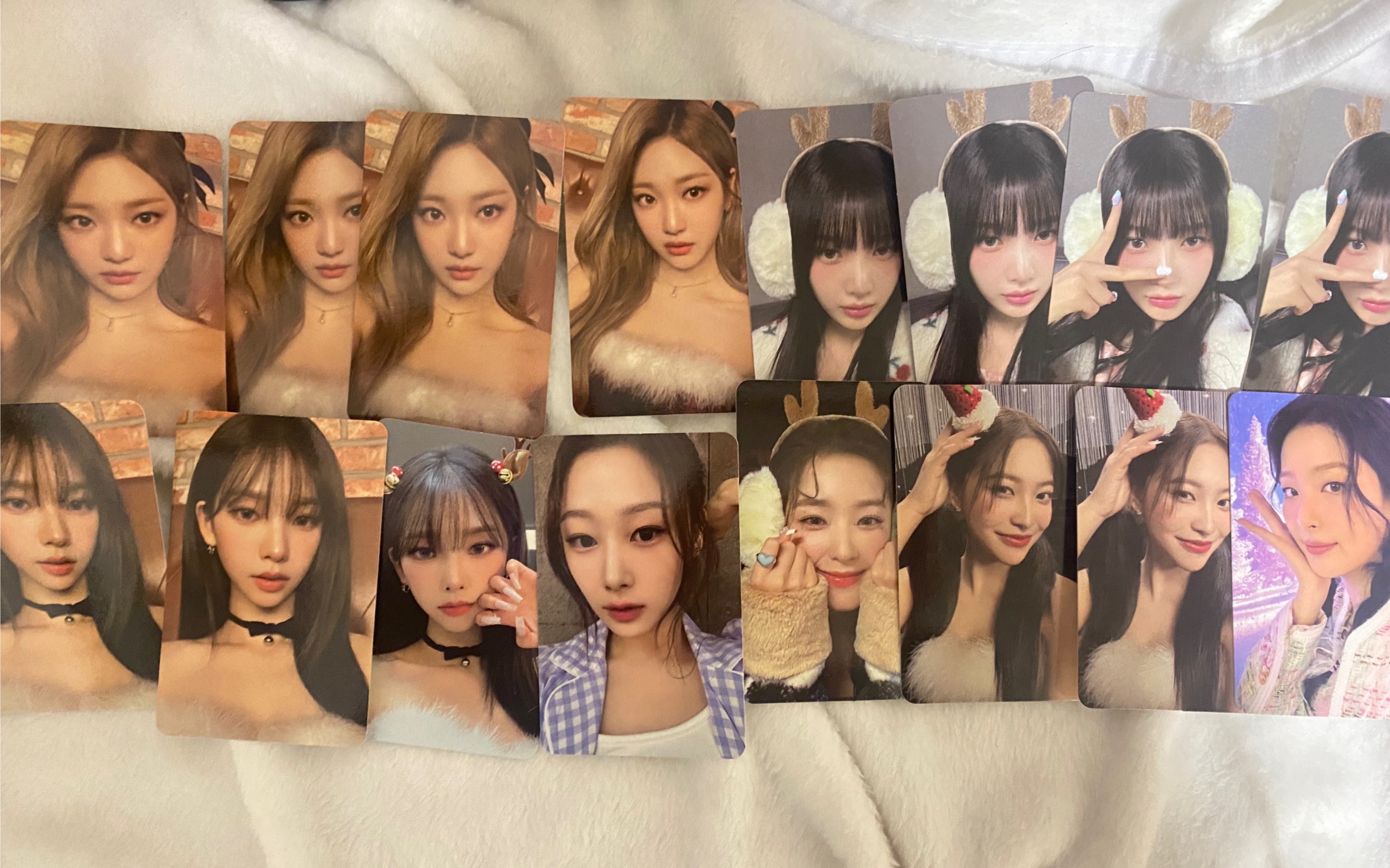 【aespa/redvelvet】圣诞随机卡开箱