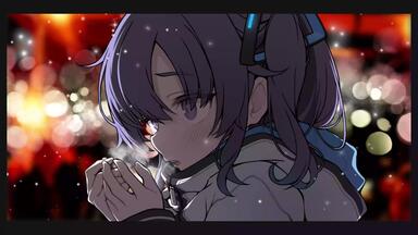 さ*読様 飯田ヒカル　直筆サイン入り色紙　ゼロ距離ガール　『猫耳少女は甘えん坊』 スマホRPG「ミリオンモンスター」で声優「飯田ヒカル」さんの 直筆