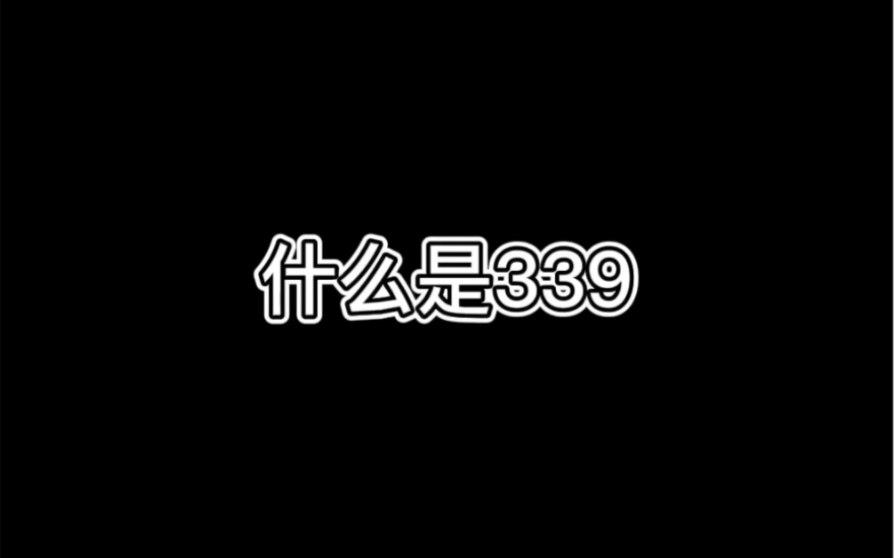 什么是339?哔哩哔哩bilibili