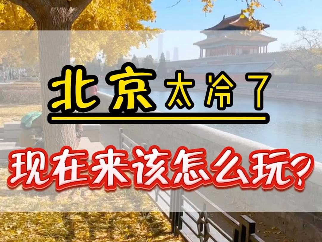 北京也太冷了,千万不要再来北京了,1112月份北京天气骤降,一定要带好冲锋衣或者薄款羽绒服,这个时候景区人少不排队,可以这样安排!#北京旅游 ...