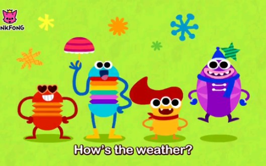 [图]幼儿英语歌曲打卡day 56-how is the weather？