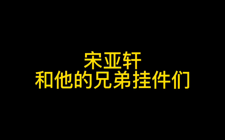 【宋亚轩】 小宋和他的兄弟挂件们哔哩哔哩bilibili