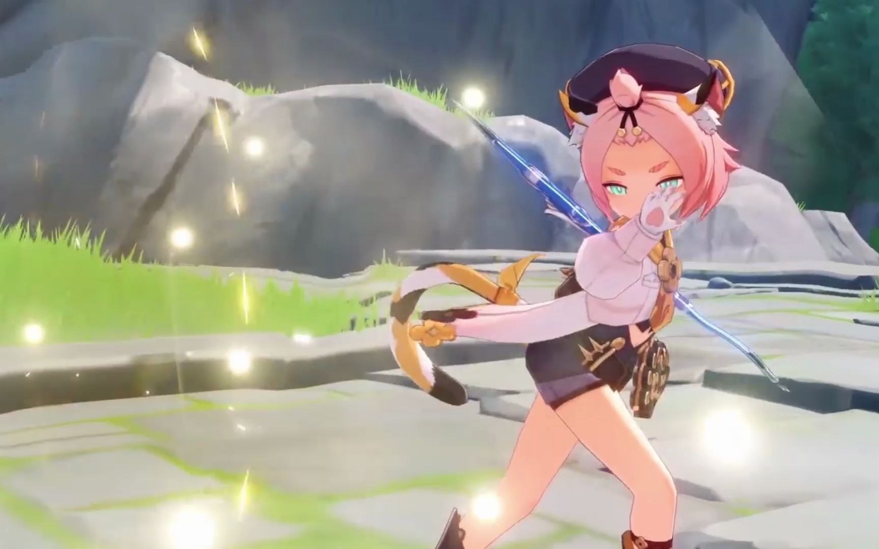 原神,冰弓迪奥娜,3个技能描述在1分20秒,请以11.11正式服池子为准