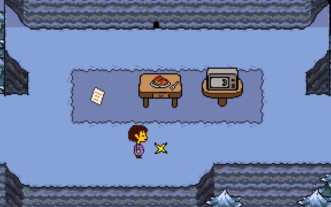 undertale实况:雪镇 雪镇彩蛋 初遇骷髅兄弟233