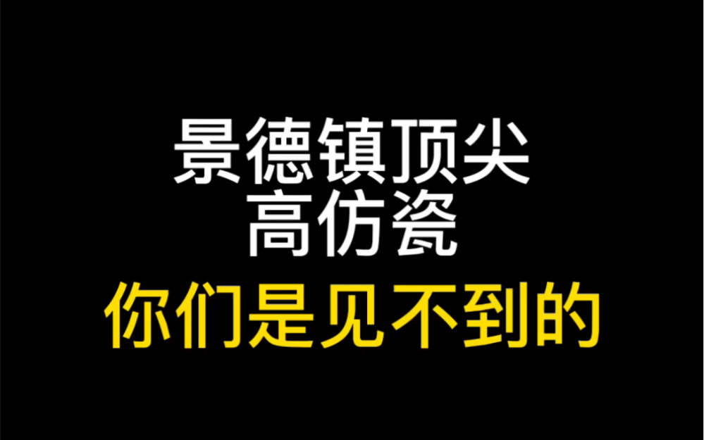 你好瓷友,景德镇顶尖赝品瓷了解一下?哔哩哔哩bilibili