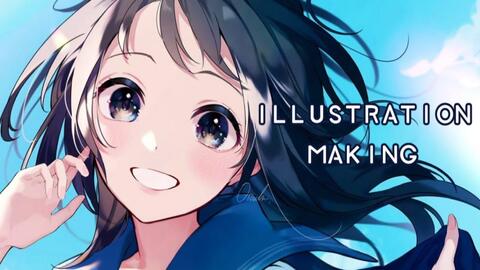5分イラストメイキング オリジナル女の子 哔哩哔哩 Bilibili