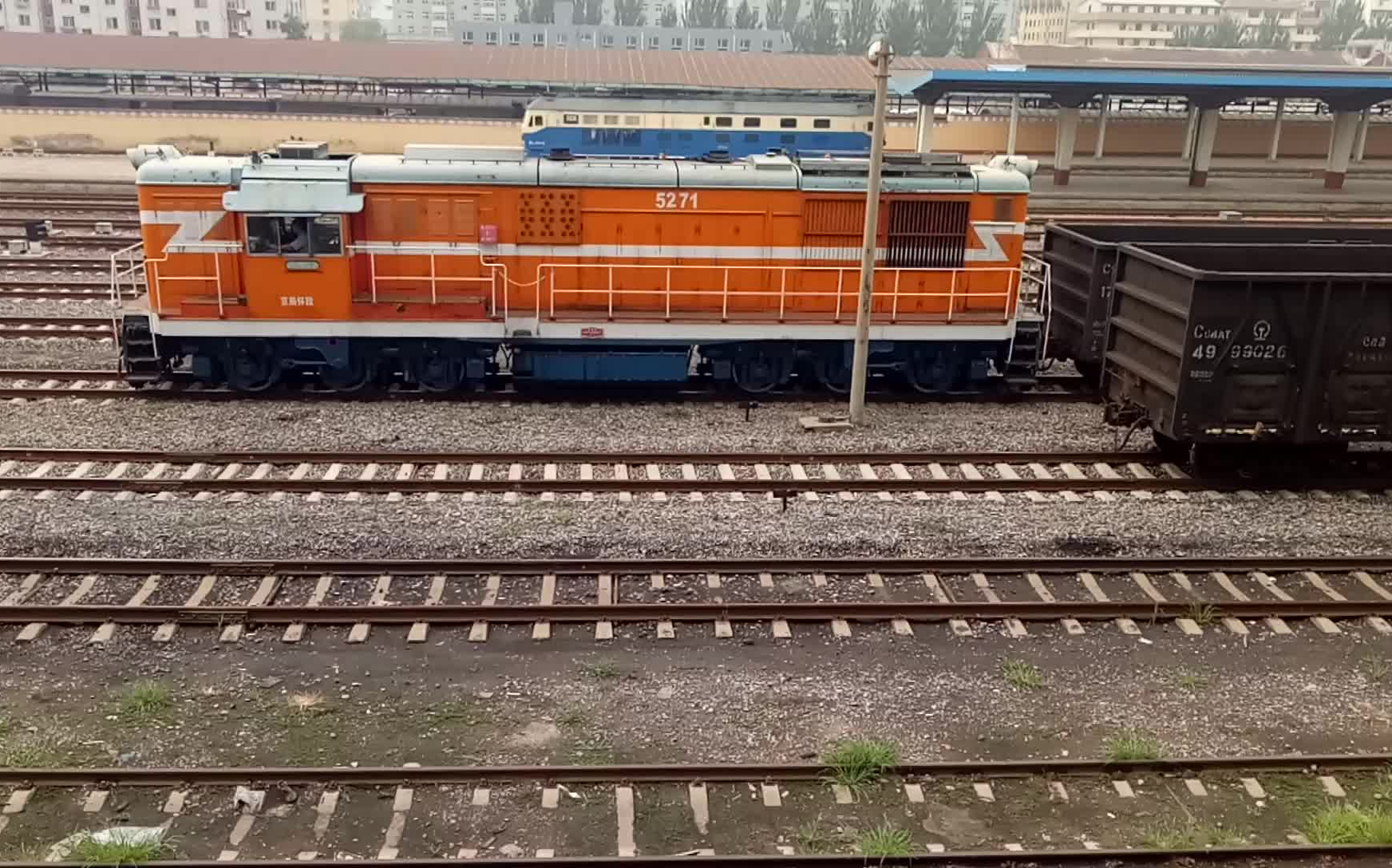 活动作品京局怀段东风7c5271调车作业