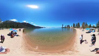 太浩湖国王沙滩全景视频