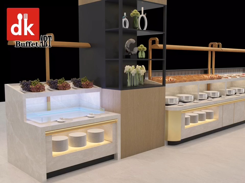 dk供应 定做布菲冷热自助餐台,船形自助餐台 厂家直销