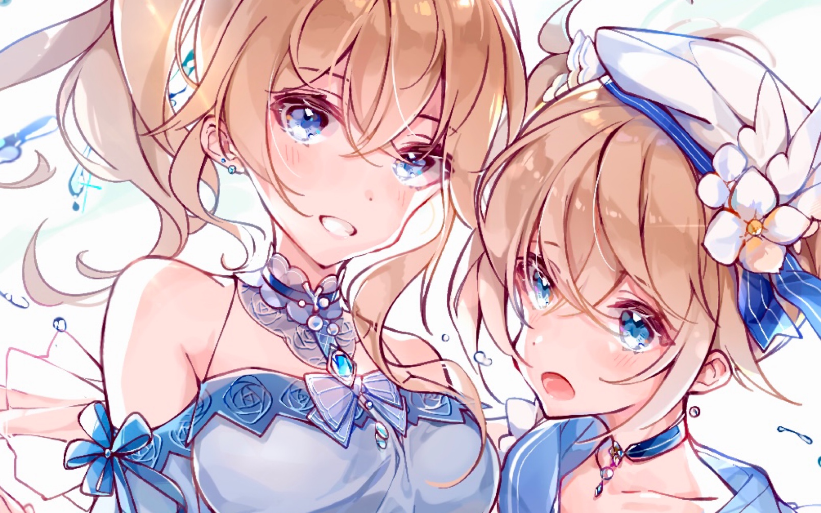 【绘画过程】芭芭拉和琴 procreate录屏_哔哩哔哩_bilibili