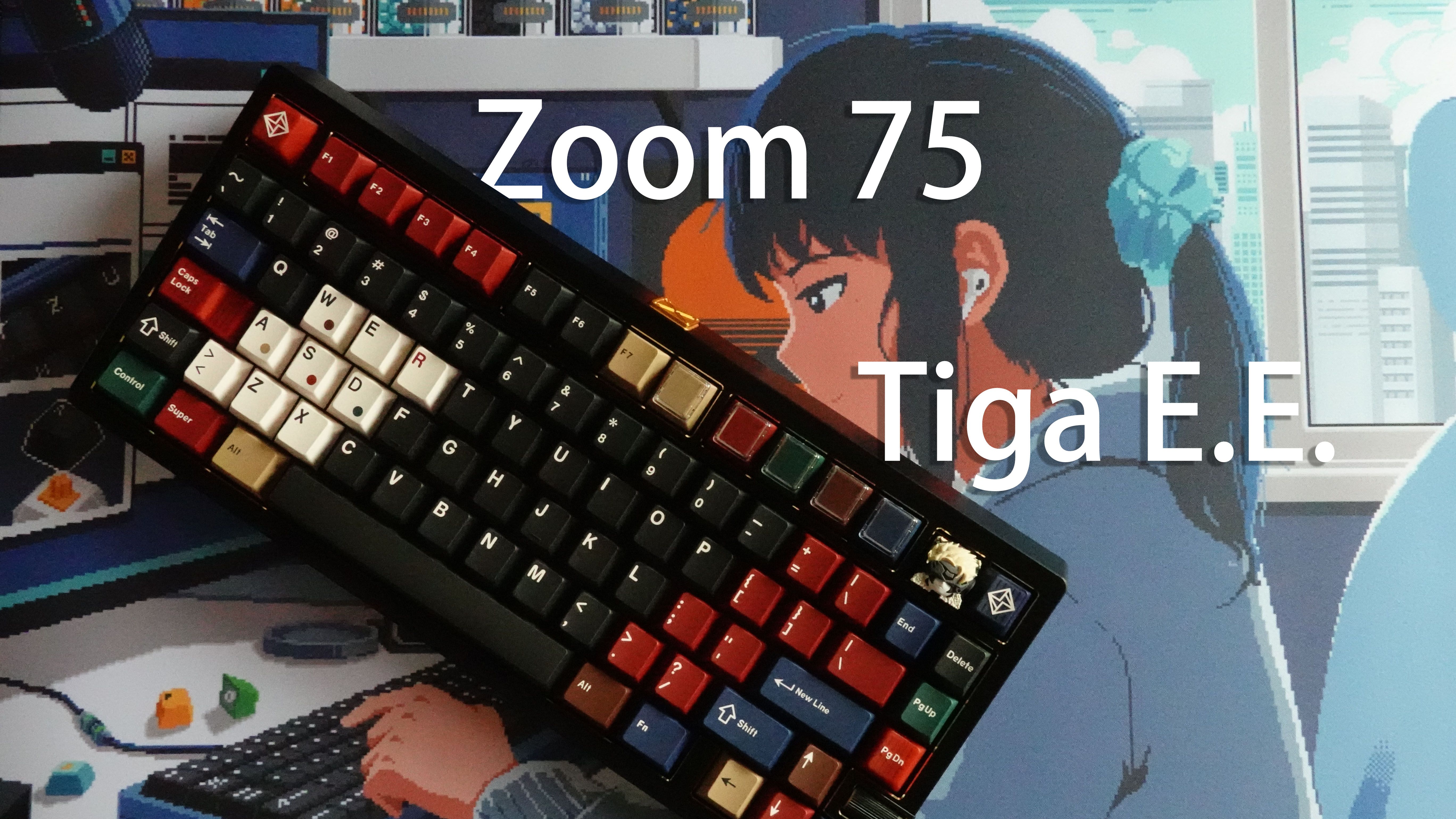 【Oring软木夹心脆轴搭配分享】zoom的新内胆新玩法  Zoom 75 Tiga * TTRed轴 * 混灯R2哔哩哔哩bilibili