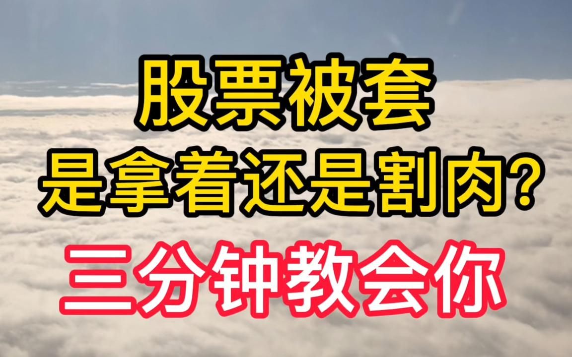 第三集:股票被套,是割肉还是硬抗?这两个解套方法,教你如何操作!哔哩哔哩bilibili