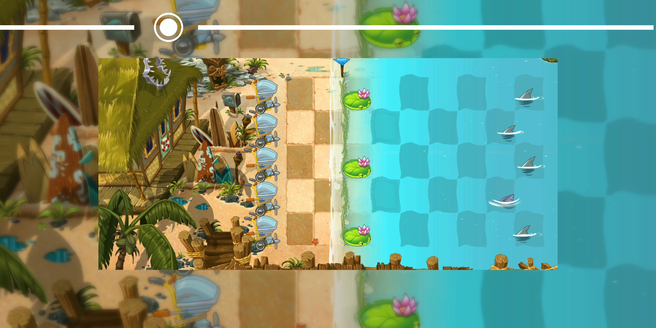pvz2一阶植物大战深海鲨鱼