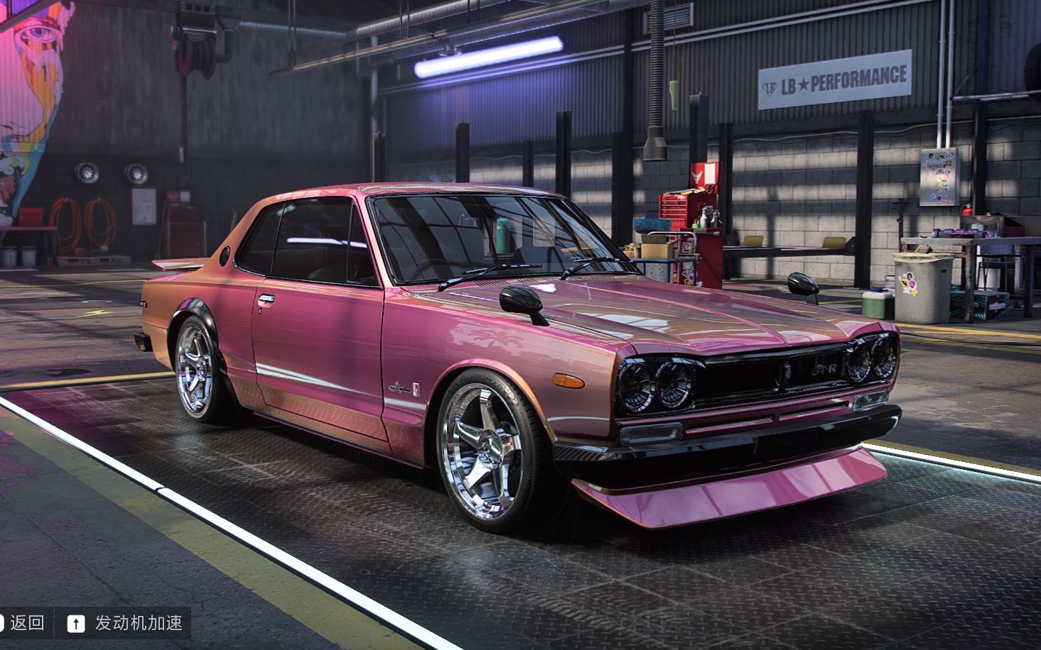 日产skyline 2000 gtr(kpgc-10),老爷车最后一圈反超,这个好像是初代