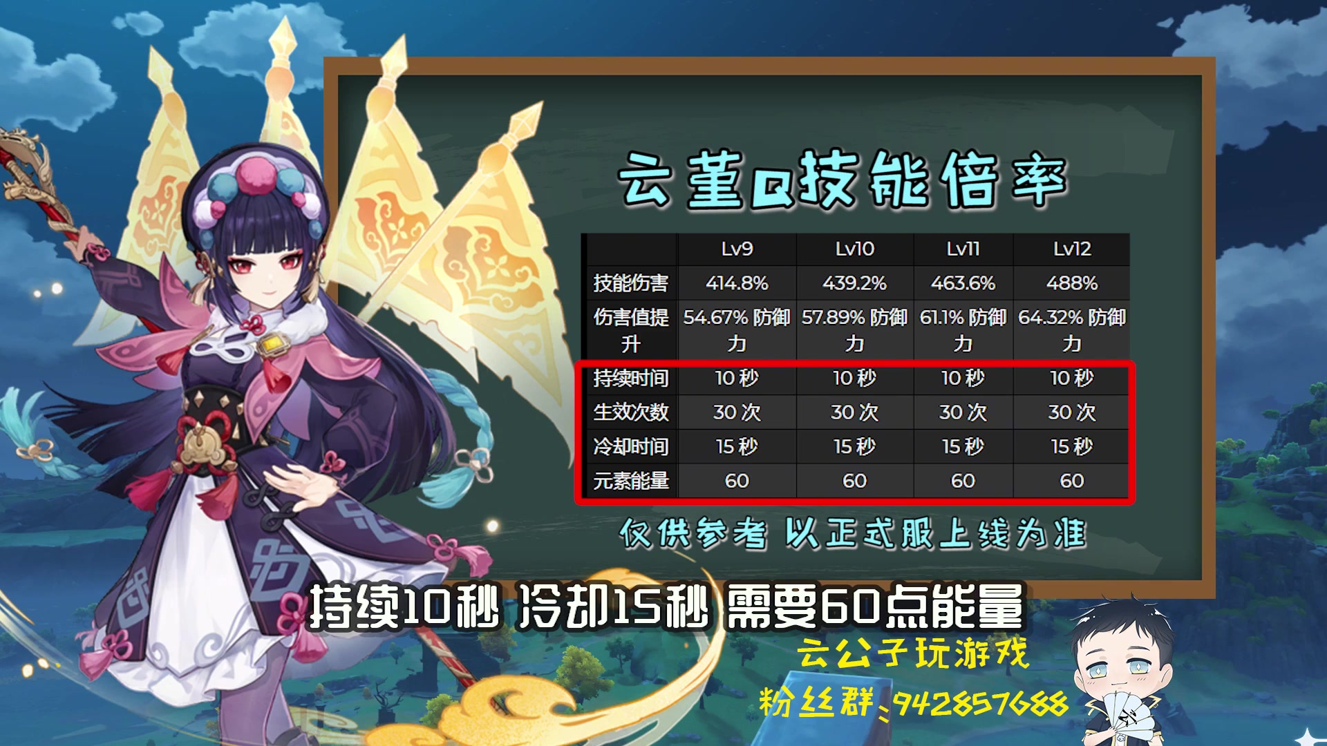 【原神】新角色云堇天赋命座曝光,这个辅助有点飒!