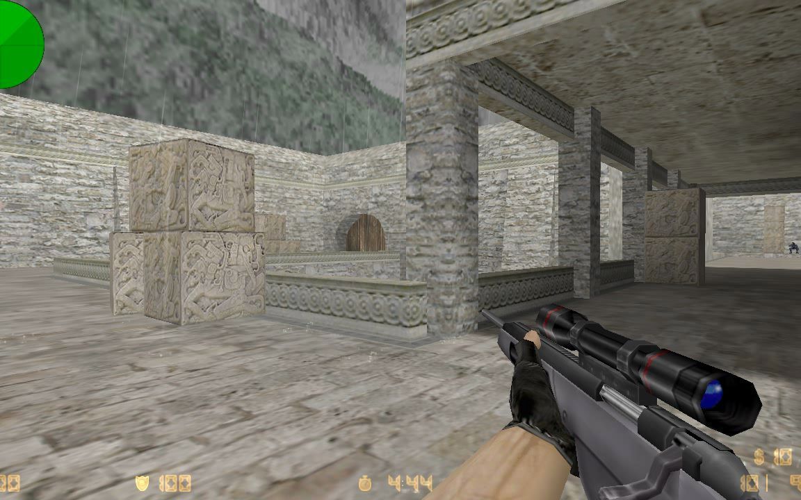 cs反恐精英一把鸟狙对战一群精英狙击手