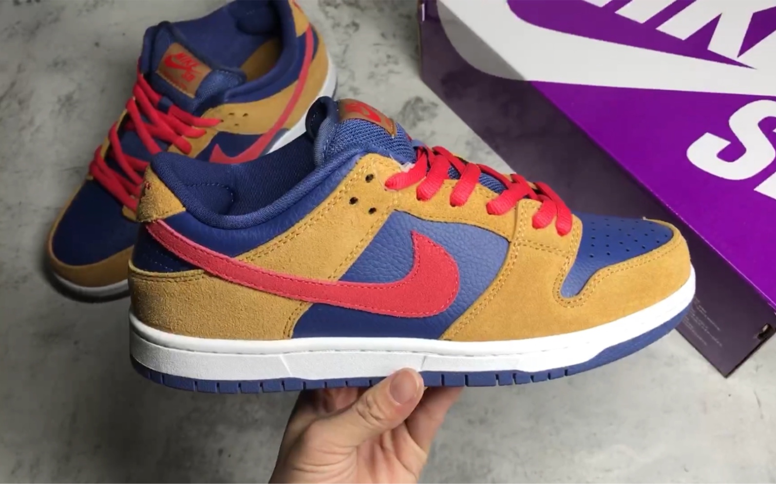 【全方位实拍】nike dunk sb low 小熊爸爸 棕红蓝