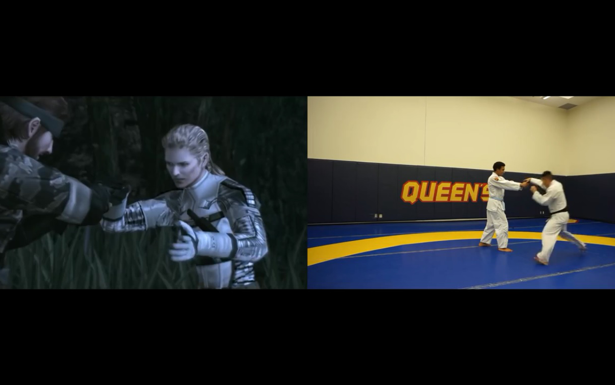 游戏中的搏击术合金装备3食蛇者小外刈