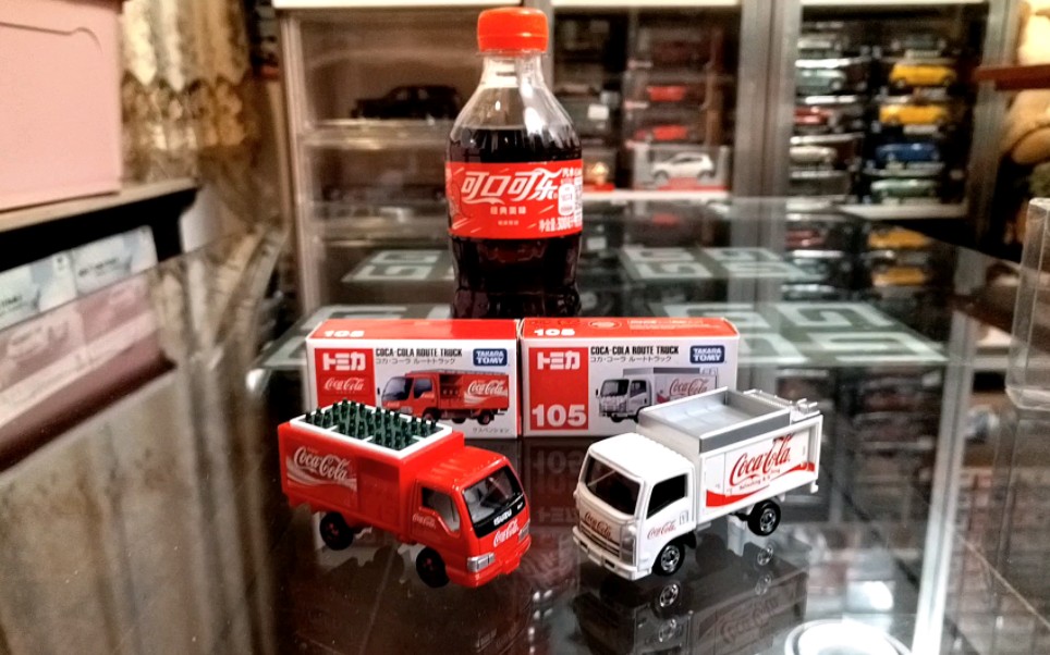 多美卡经典红白盒105号老款五十铃elf可口可乐货车玩具,史上最昂贵的