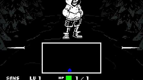 UnderTale Sans Fight Hard Mode_哔哩哔哩_bilibili