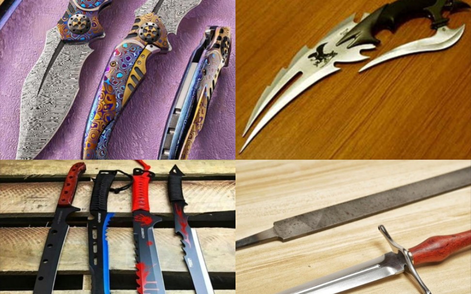 手艺大神用废弃旧锉刀锻造匕首,手艺媲美锻造大师,成品件件精品_哔哩