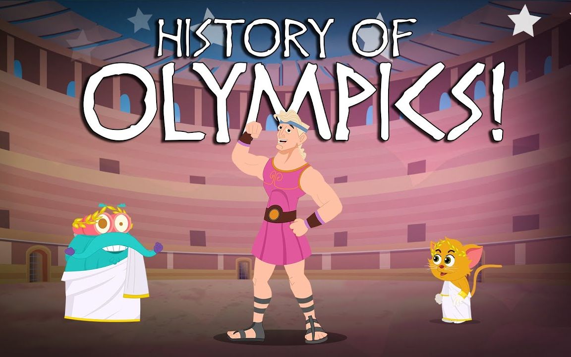 [图]奥林匹克历史 History Of Olympics | The Dr. Binocs Show