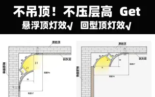 Télécharger la video: 不吊顶！不压层高！可做悬浮顶Or回型顶效果