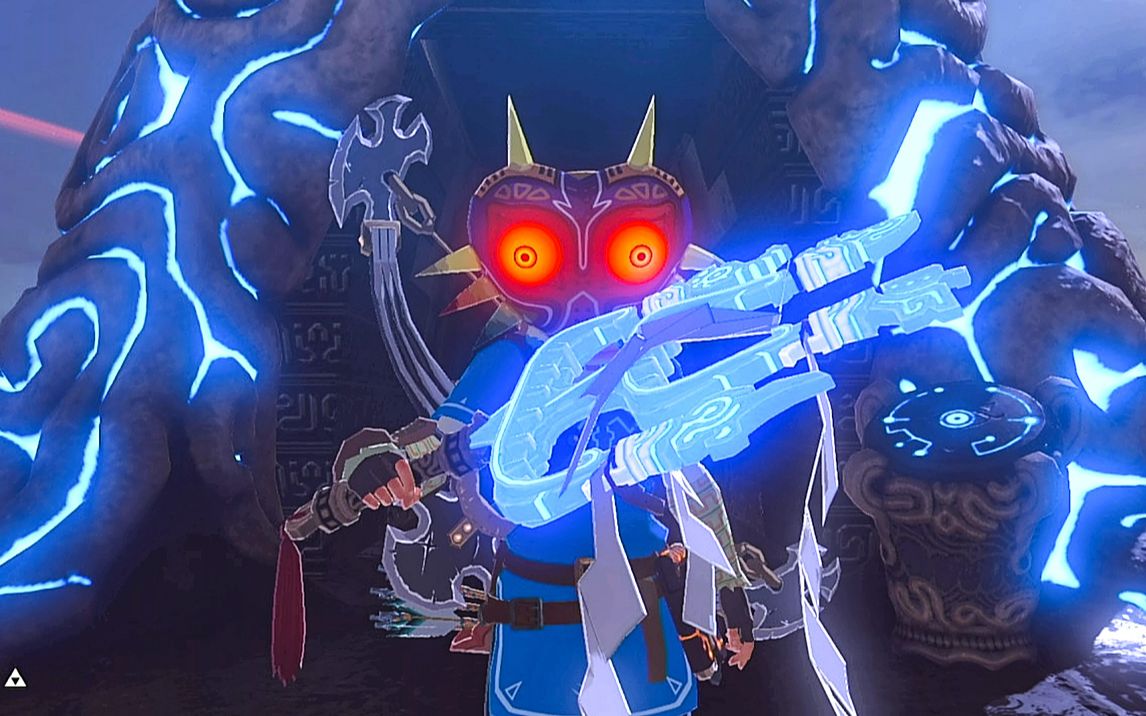 塞尔达传说-旷野之息,【四英杰神兽 结局】游戏cg